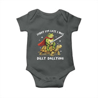 Silly Goose Baby Onesie Sorry Im Late I Was Dilly Dallying