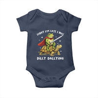 Silly Goose Baby Onesie Sorry Im Late I Was Dilly Dallying