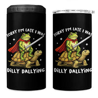 Silly Goose 4 in 1 Can Cooler Tumbler Sorry Im Late I Was Dilly Dallying
