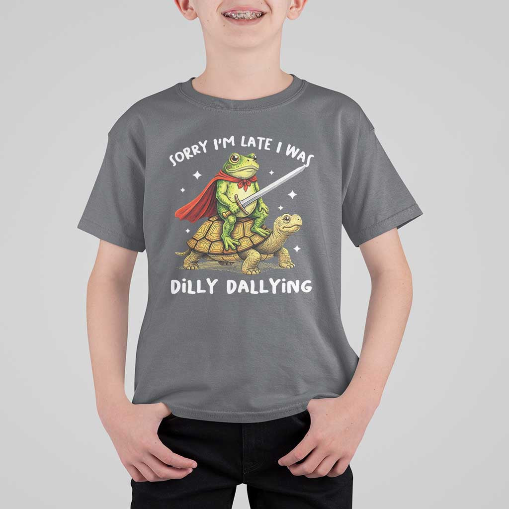 Silly Goose T Shirt For Kid Sorry Im Late I Was Dilly Dallying