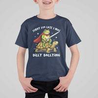 Silly Goose T Shirt For Kid Sorry Im Late I Was Dilly Dallying