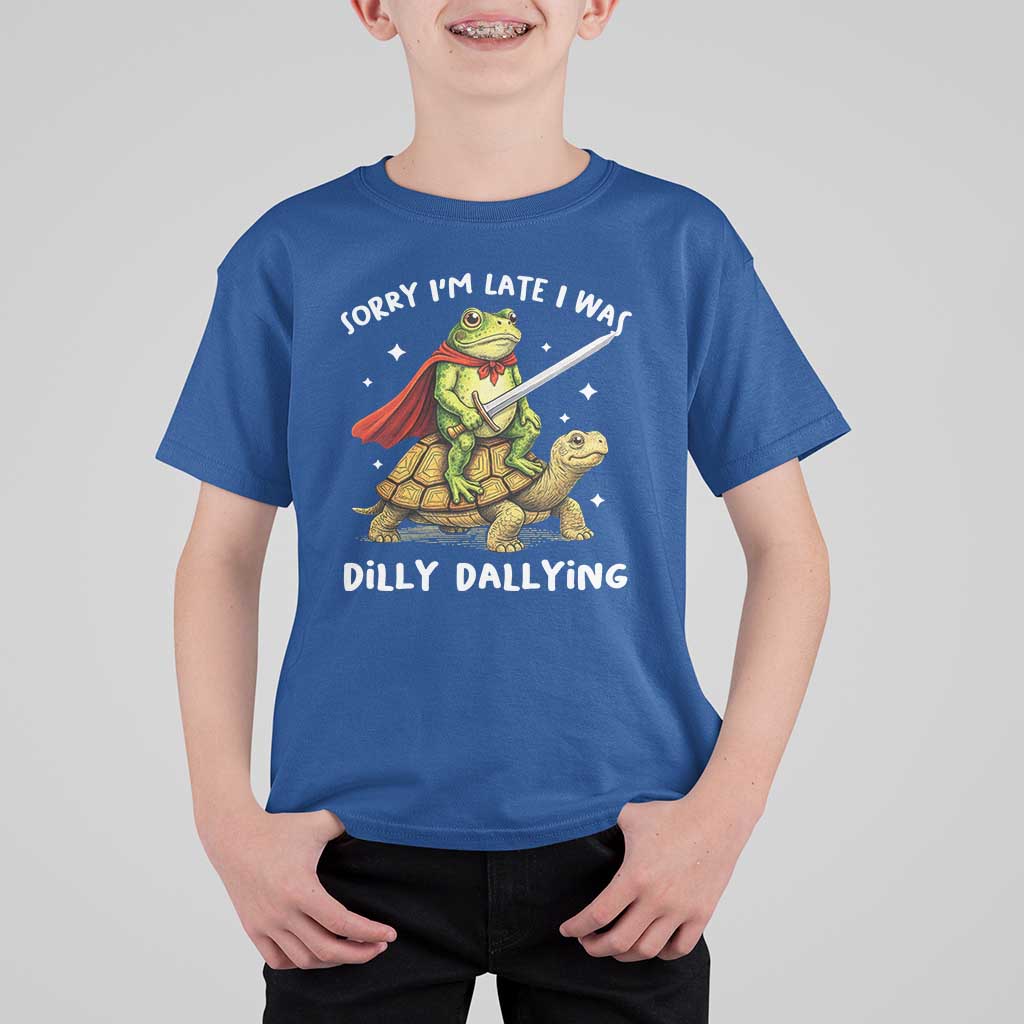 Silly Goose T Shirt For Kid Sorry Im Late I Was Dilly Dallying