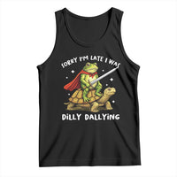 Silly Goose Tank Top Sorry Im Late I Was Dilly Dallying