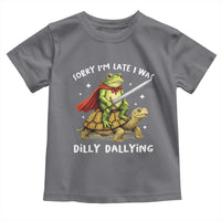 Silly Goose Toddler T Shirt Sorry Im Late I Was Dilly Dallying
