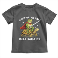 Silly Goose Toddler T Shirt Sorry Im Late I Was Dilly Dallying