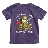 Silly Goose Toddler T Shirt Sorry Im Late I Was Dilly Dallying