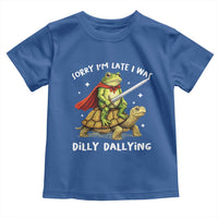 Silly Goose Toddler T Shirt Sorry Im Late I Was Dilly Dallying