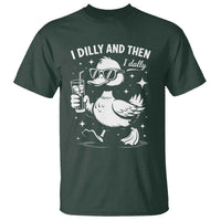 I Dilly And Then I Dally T Shirt Retro Duck Funny Animal Meme