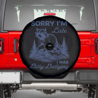 Raccoon Dilly Dallying Spare Tire Cover Funny Sorry Im Late Silly Animal