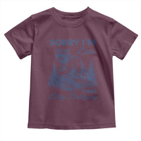 Raccoon Dilly Dallying Toddler T Shirt Funny Sorry Im Late Silly Animal