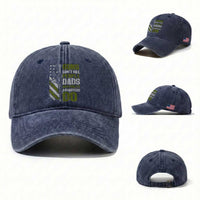 Funny Girl Dad Washed Cotton Baseball Cap Guns Dont Kill People Dads With Pretty Daughters Do American Flag