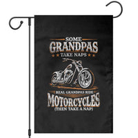 Biker Grandpa Garden Flag Some Grandpas Take Naps Real Grandpas Ride Motorcycles
