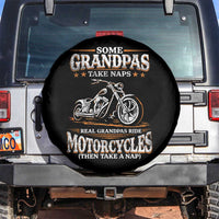 Biker Grandpa Spare Tire Cover Some Grandpas Take Naps Real Grandpas Ride Motorcycles