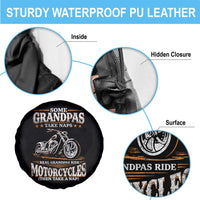 Biker Grandpa Spare Tire Cover Some Grandpas Take Naps Real Grandpas Ride Motorcycles