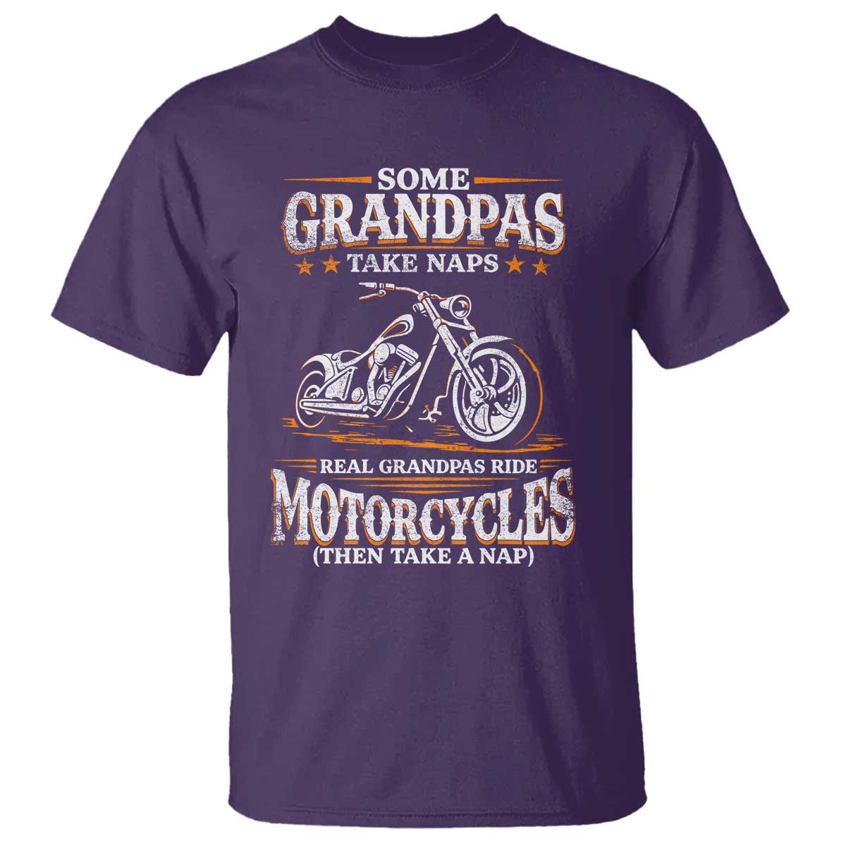 Biker Grandpa T Shirt Some Grandpas Take Naps Real Grandpas Ride Motorcycles