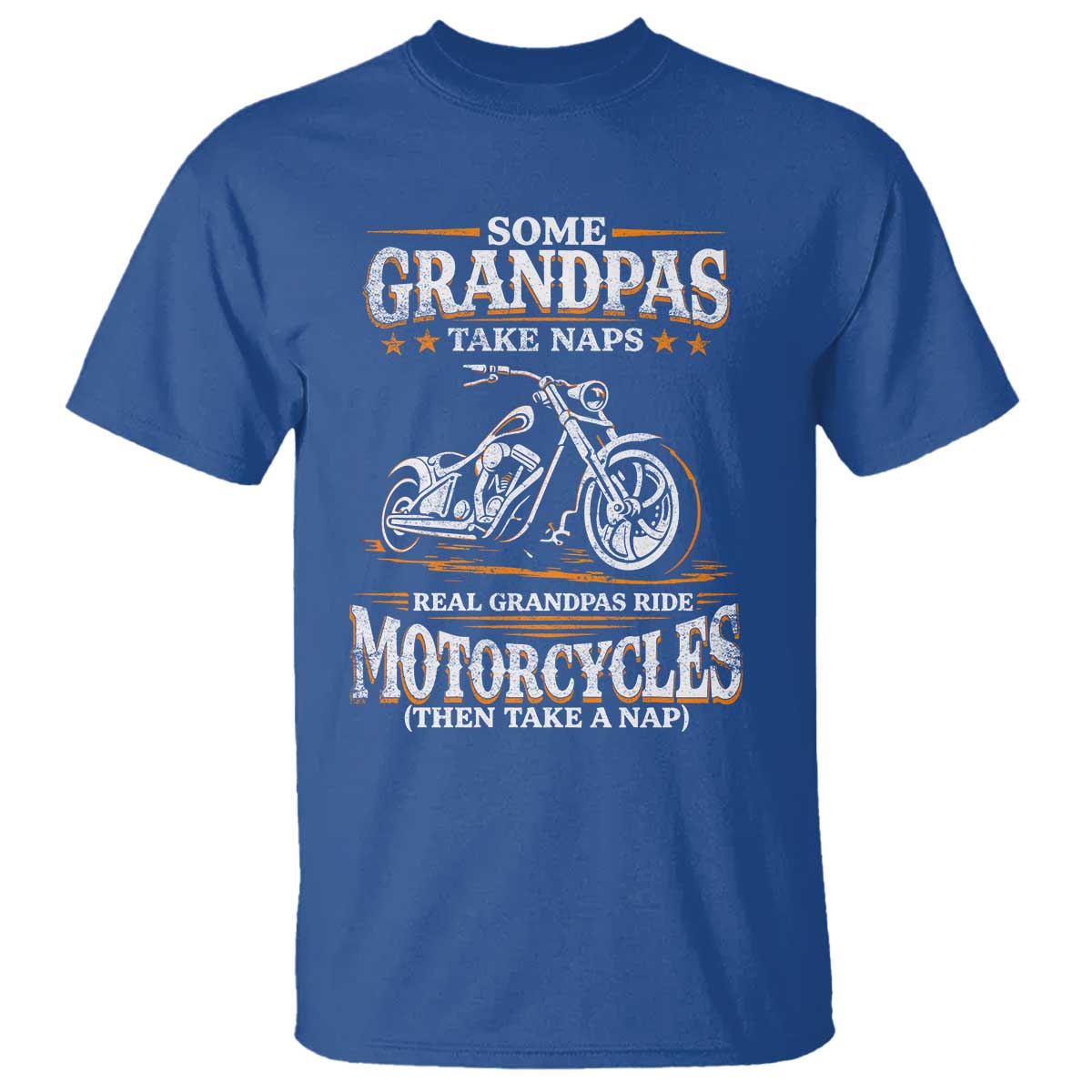 Biker Grandpa T Shirt Some Grandpas Take Naps Real Grandpas Ride Motorcycles