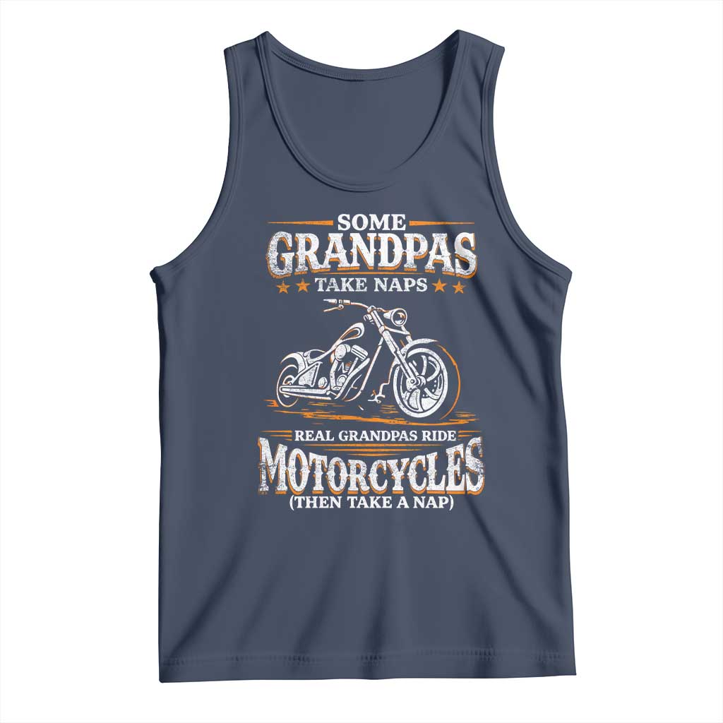 Biker Grandpa Tank Top Some Grandpas Take Naps Real Grandpas Ride Motorcycles