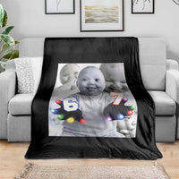 Gloving Niche 67 Ai Baby Meme Throw Blanket Six Seven Hand Funny Laughing Baby