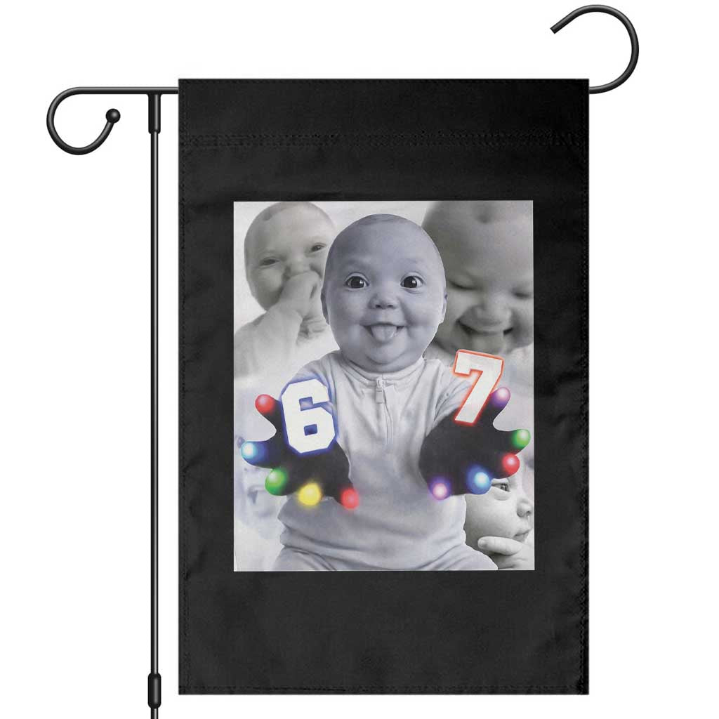 Gloving Niche 67 Ai Baby Meme Garden Flag Six Seven Hand Funny Laughing Baby