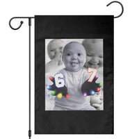 Gloving Niche 67 Ai Baby Meme Garden Flag Six Seven Hand Funny Laughing Baby