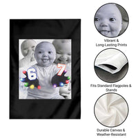 Gloving Niche 67 Ai Baby Meme Garden Flag Six Seven Hand Funny Laughing Baby