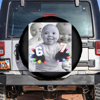 Gloving Niche 67 Ai Baby Meme Spare Tire Cover Six Seven Hand Funny Laughing Baby
