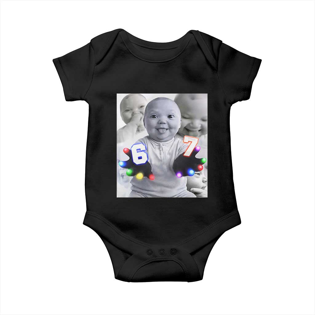Gloving Niche 67 Ai Baby Meme Baby Onesie Six Seven Hand Funny Laughing Baby