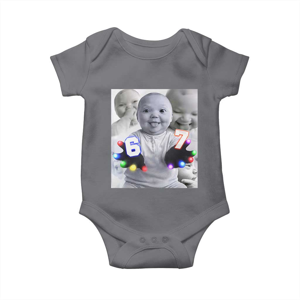 Gloving Niche 67 Ai Baby Meme Baby Onesie Six Seven Hand Funny Laughing Baby