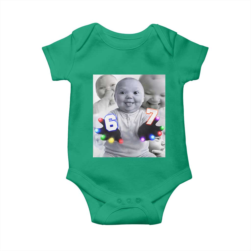 Gloving Niche 67 Ai Baby Meme Baby Onesie Six Seven Hand Funny Laughing Baby