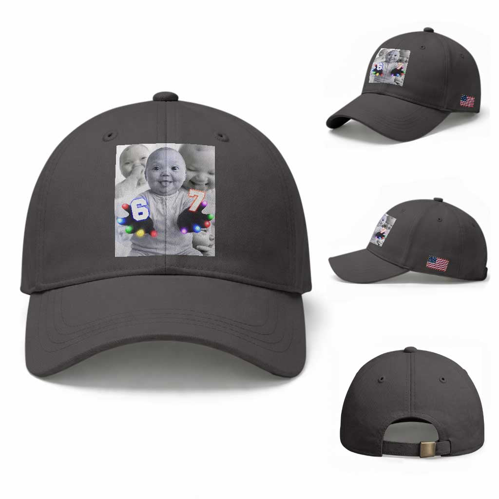 Gloving Niche 67 Ai Baby Meme Baseball Cap Six Seven Hand Funny Laughing Baby