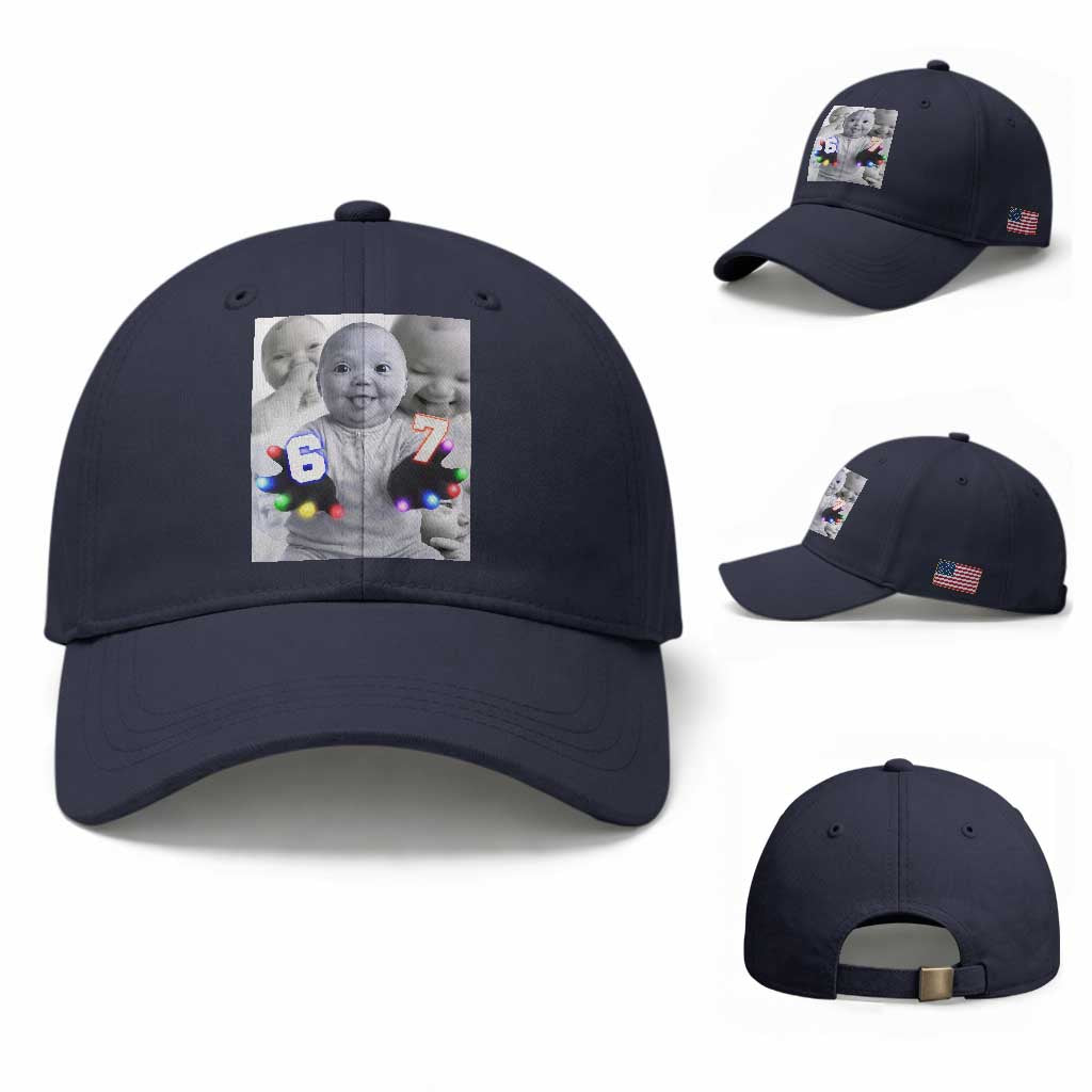 Gloving Niche 67 Ai Baby Meme Baseball Cap Six Seven Hand Funny Laughing Baby