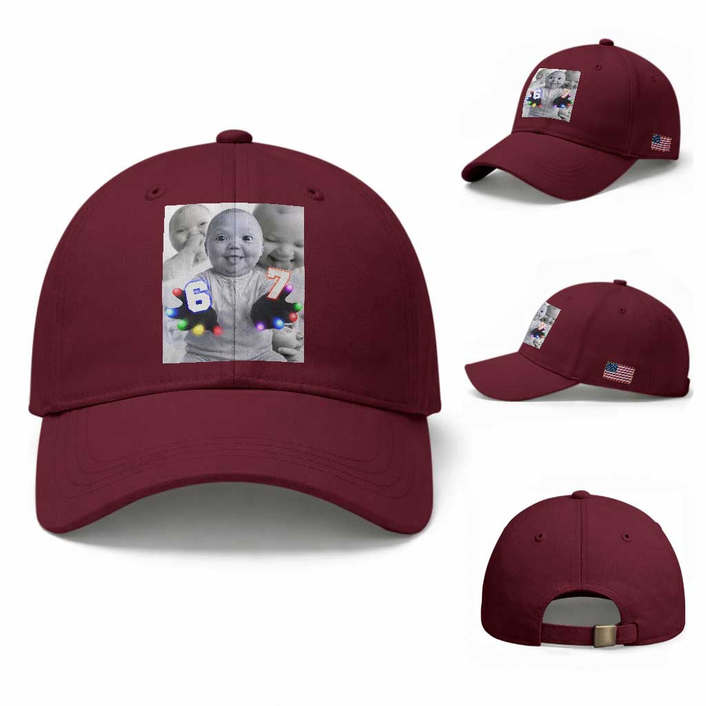 Gloving Niche 67 Ai Baby Meme Baseball Cap Six Seven Hand Funny Laughing Baby