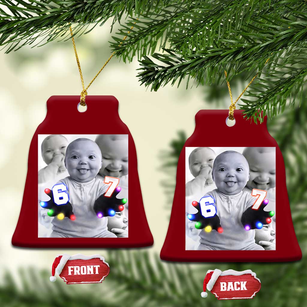 Gloving Niche 67 Ai Baby Meme Ceramic Ornament Six Seven Hand Funny Laughing Baby