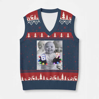 Gloving Niche 67 Ai Baby Meme V-Neck Knit Sweater Vest Six Seven Hand Funny Laughing Baby