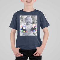 Gloving Niche 67 Ai Baby Meme T Shirt For Kid Six Seven Hand Funny Laughing Baby