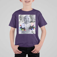 Gloving Niche 67 Ai Baby Meme T Shirt For Kid Six Seven Hand Funny Laughing Baby
