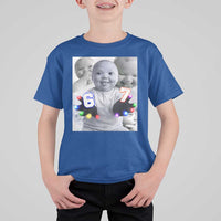 Gloving Niche 67 Ai Baby Meme T Shirt For Kid Six Seven Hand Funny Laughing Baby