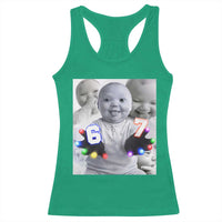 Gloving Niche 67 Ai Baby Meme Racerback Tank Top Six Seven Hand Funny Laughing Baby