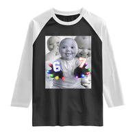 Gloving Niche 67 Ai Baby Meme Raglan Shirt Six Seven Hand Funny Laughing Baby