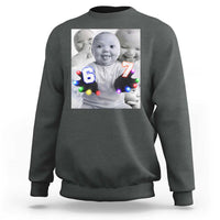Gloving Niche 67 Ai Baby Meme Sweatshirt Six Seven Hand Funny Laughing Baby