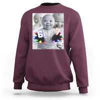 Gloving Niche 67 Ai Baby Meme Sweatshirt Six Seven Hand Funny Laughing Baby