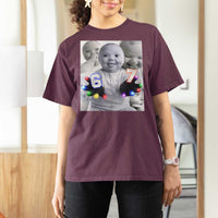 Gloving Niche 67 Ai Baby Meme T Shirt For Women Six Seven Hand Funny Laughing Baby