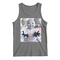 Gloving Niche 67 Ai Baby Meme Tank Top Six Seven Hand Funny Laughing Baby