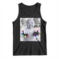 Gloving Niche 67 Ai Baby Meme Tank Top Six Seven Hand Funny Laughing Baby