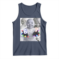 Gloving Niche 67 Ai Baby Meme Tank Top Six Seven Hand Funny Laughing Baby