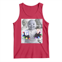 Gloving Niche 67 Ai Baby Meme Tank Top Six Seven Hand Funny Laughing Baby