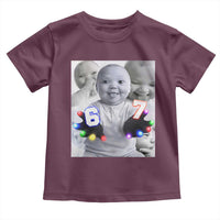 Gloving Niche 67 Ai Baby Meme Toddler T Shirt Six Seven Hand Funny Laughing Baby