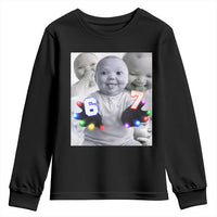Gloving Niche 67 Ai Baby Meme Youth Sweatshirt Six Seven Hand Funny Laughing Baby