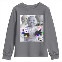 Gloving Niche 67 Ai Baby Meme Youth Sweatshirt Six Seven Hand Funny Laughing Baby