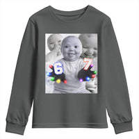 Gloving Niche 67 Ai Baby Meme Youth Sweatshirt Six Seven Hand Funny Laughing Baby